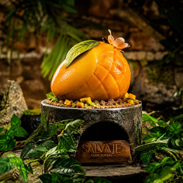 Mango postre.
